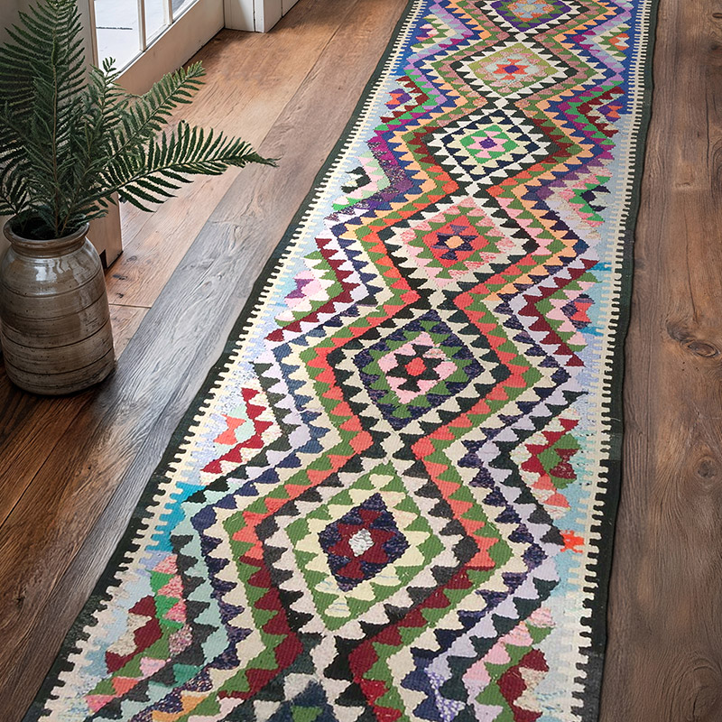 Vintage Anadolu Kilim Yolluk - 84 cm x 353 cm - K0069682