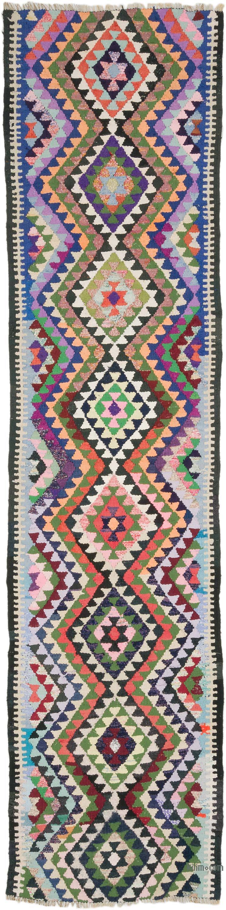 Vintage Anadolu Kilim Yolluk - 84 cm x 353 cm - K0069682