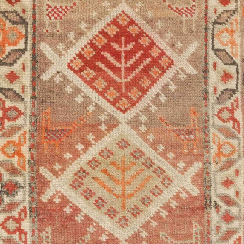 Vintage Tribal Runner Rug - 2' 10" x 9' 10" (34" x 118") - K0069687
