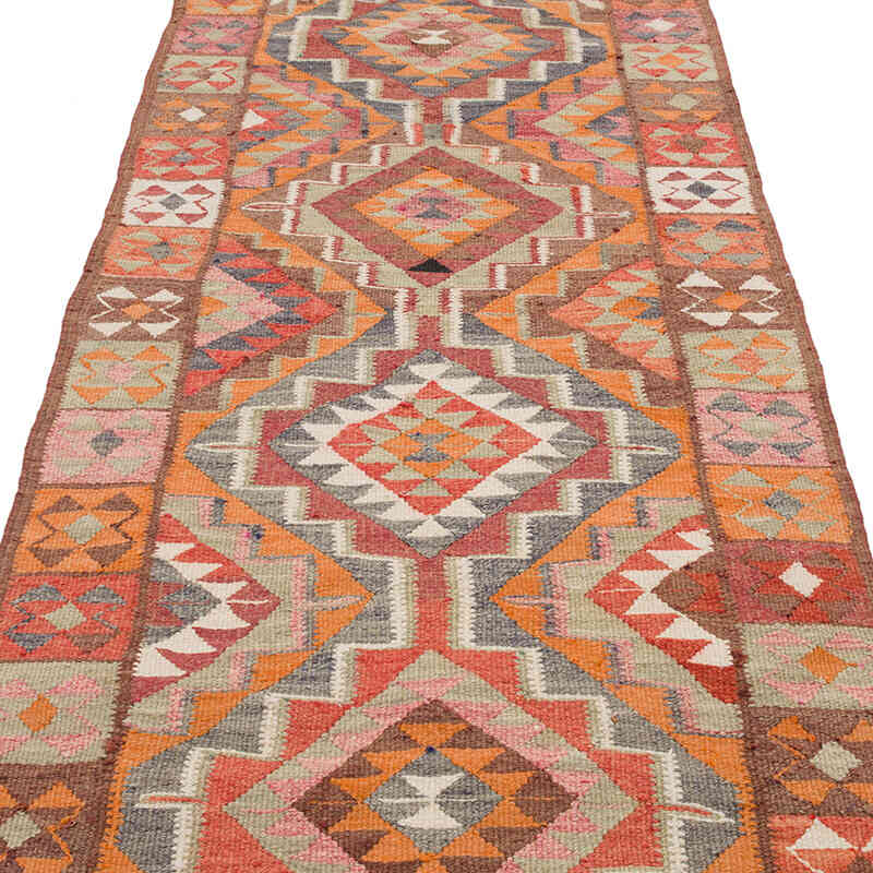 Alfombra Kilim Tribal Vintage - 95 cm x 320 cm - K0069692
