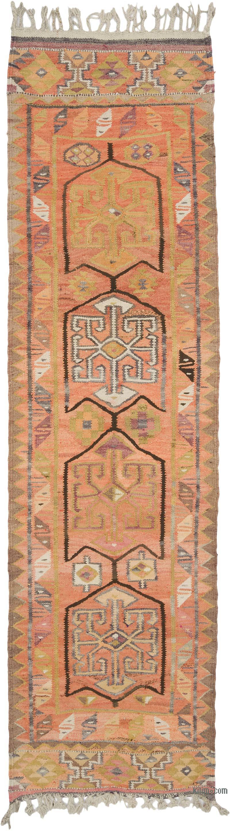 Alfombra Kilim Tribal Vintage - 93 cm x 340 cm - K0069695