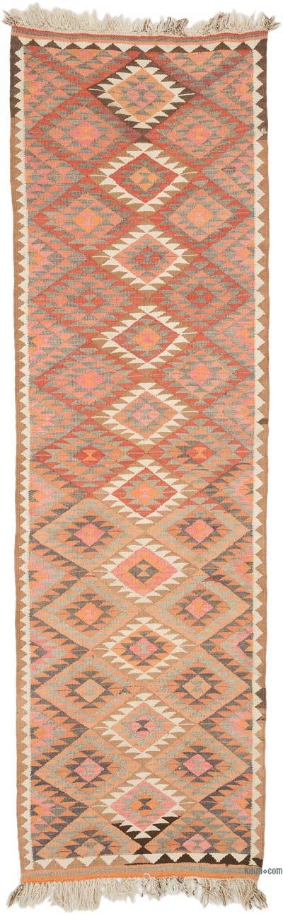Vintage Anadolu Kilim Yolluk - 99 cm x 325 cm