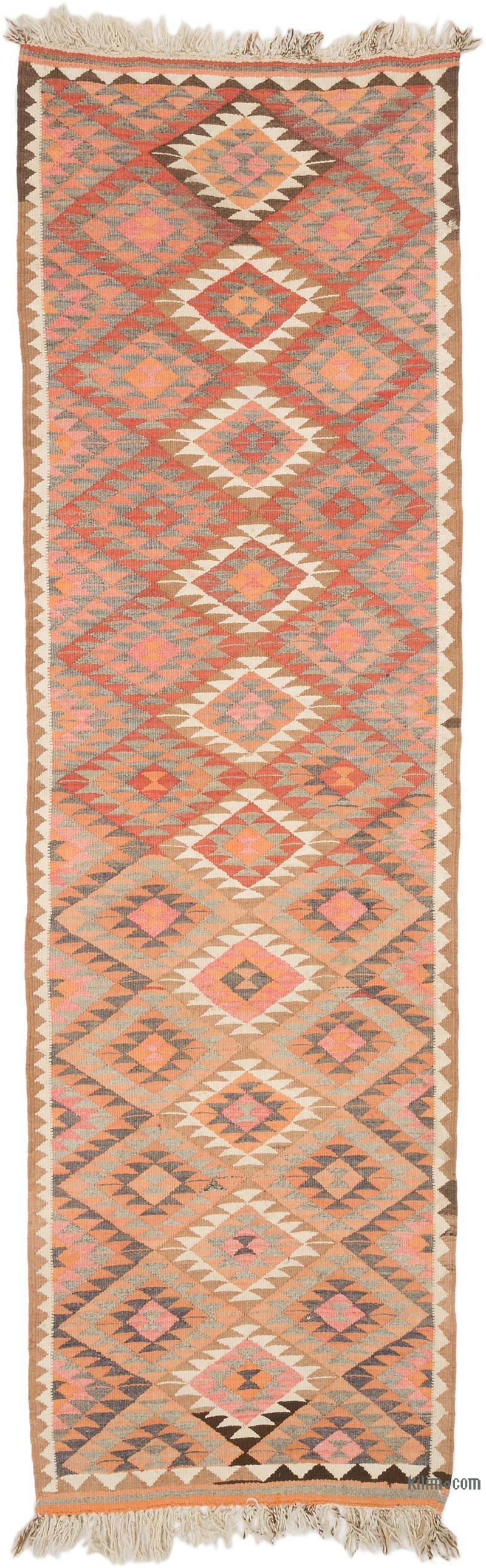 Alfombra Kilim Tribal Vintage - 99 cm x 325 cm - K0069696