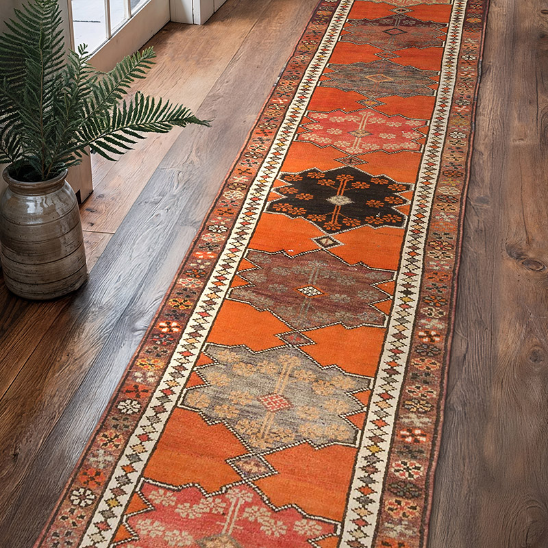Vintage Anadolu Yolluk - 82 cm x 374 cm - K0069698