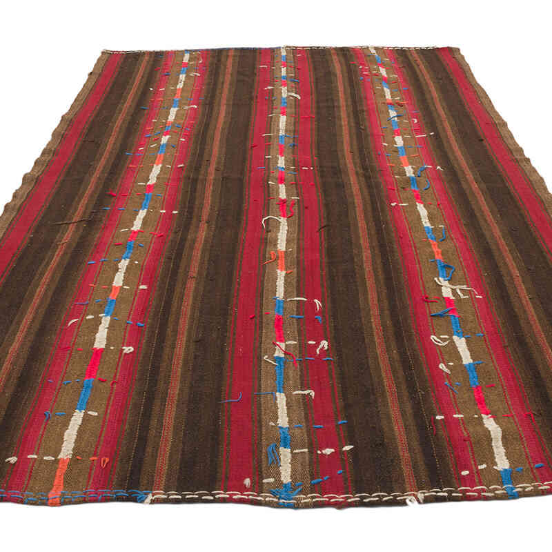 Vintage Anatolian Kilim Rug - 5' 6" x 8' 10" (66" x 106") - K0069705