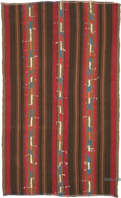 Vintage Anatolian Kilim Rug - 5' 6" x 8' 10" (66" x 106")