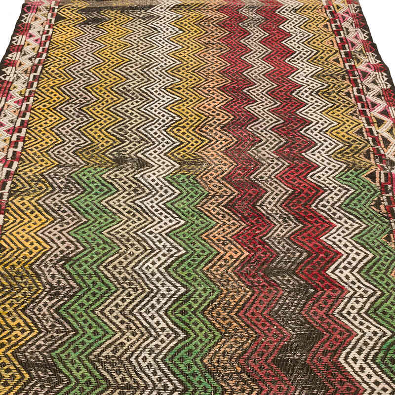 Vintage Anatolian Jijim Rug - 4'  x 7' 3" (48" x 87") - K0069708