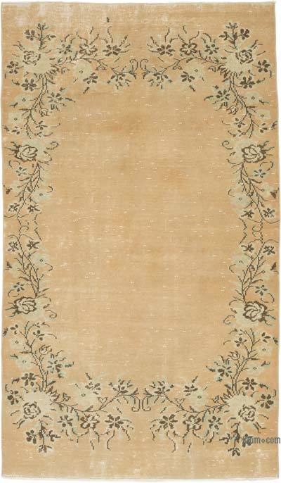 Vintage Turkish Hand-Knotted Rug - 4' 10" x 8' 4" (58" x 100")