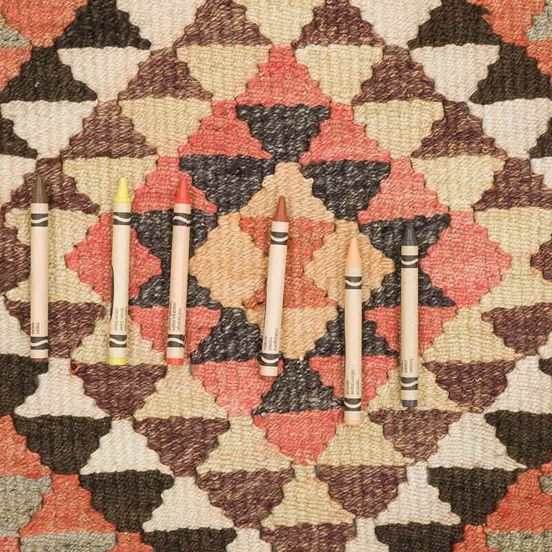 Alfombra Kilim Tribal Vintage - 94 cm x 360 cm - K0069719