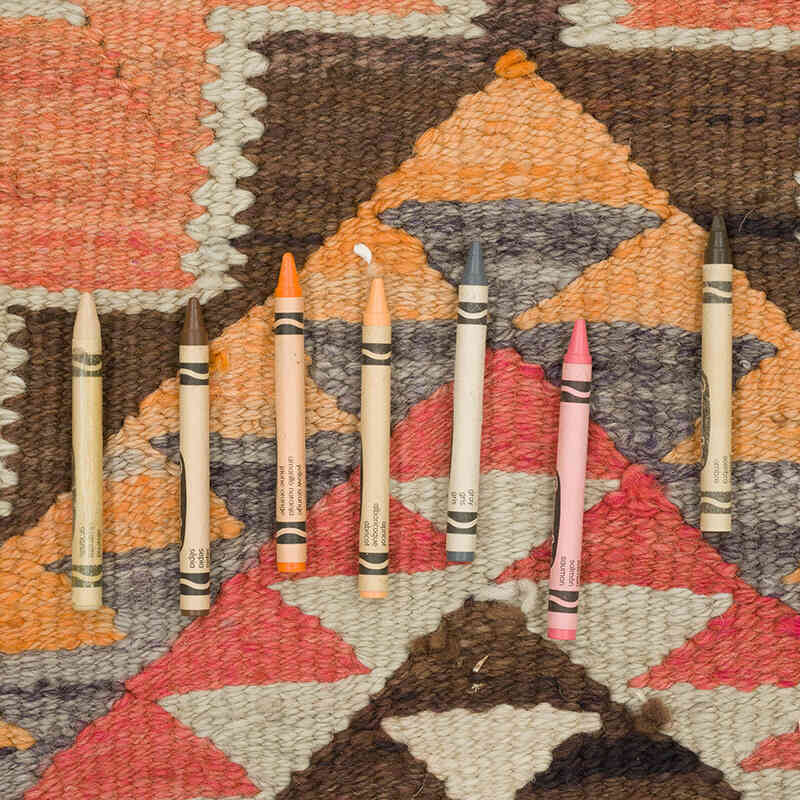 Vintage Anadolu Kilim Yolluk - 96 cm x 358 cm - K0069720