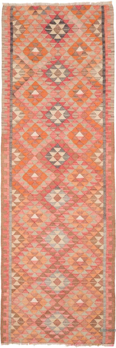 Alfombra Kilim Tribal Vintage - 100 cm x 291 cm