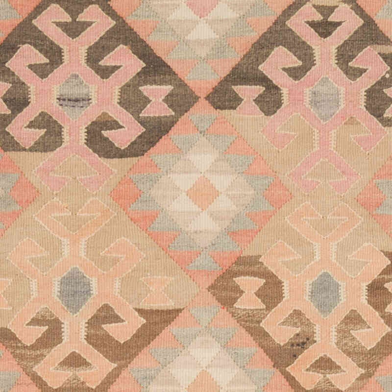 Vintage Tribal Kilim Runner - 3' 3" x 11' 7" (39" x 139") - K0069723
