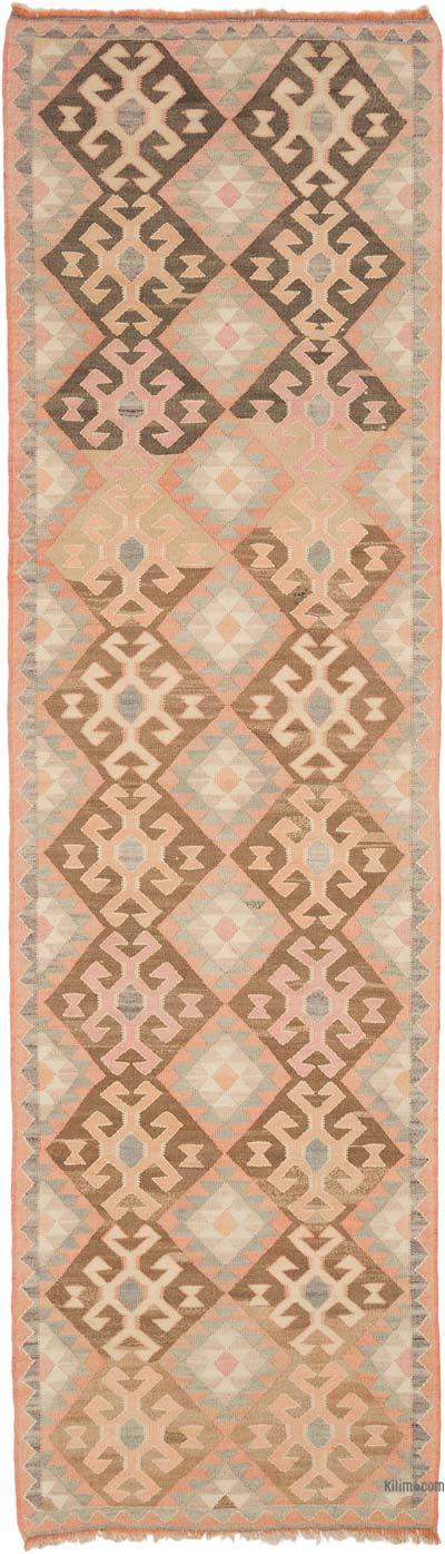 Alfombra Kilim Tribal Vintage - 100 cm x 352 cm