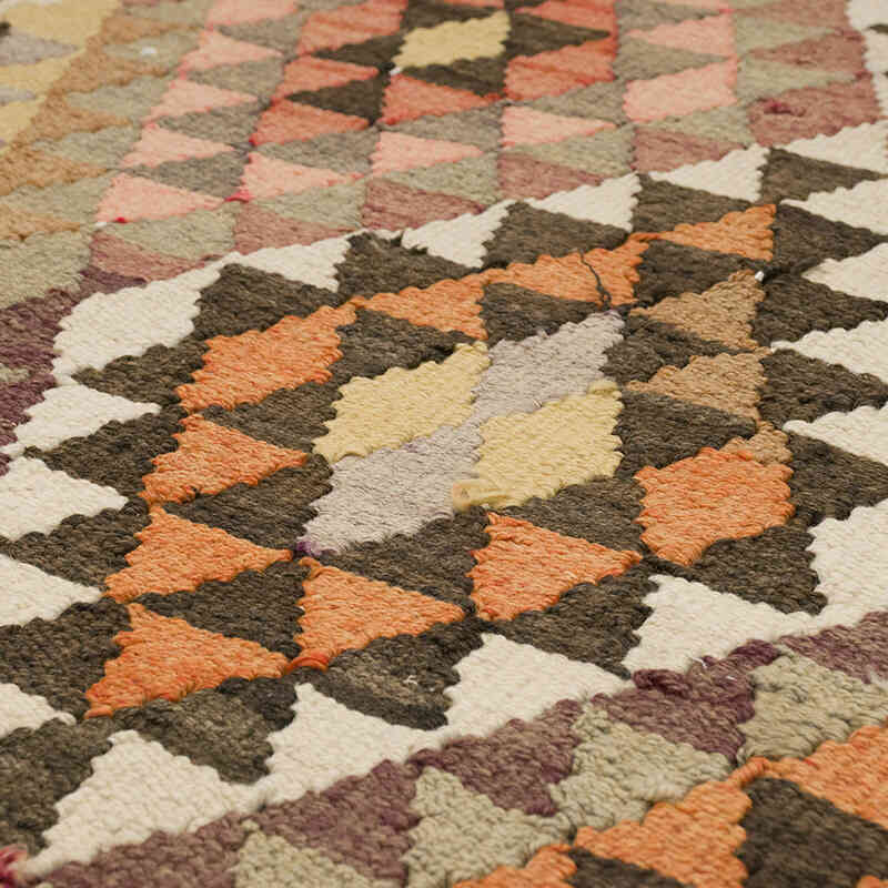 Vintage Tribal Kilim Runner - 3'  x 11' 8" (36" x 140") - K0069728