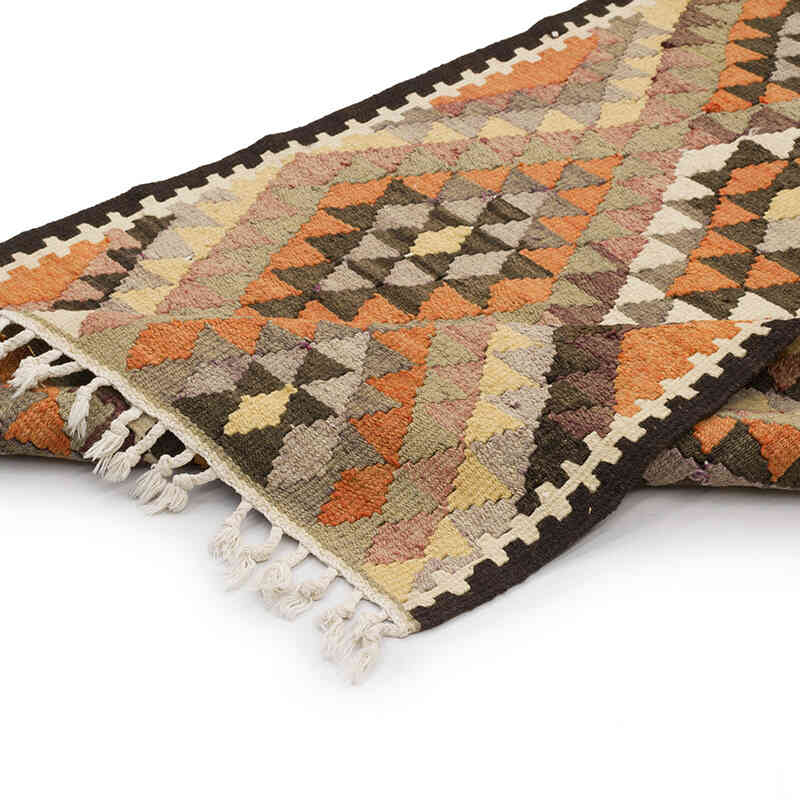 Vintage Tribal Kilim Runner - 3'  x 11' 8" (36" x 140") - K0069728