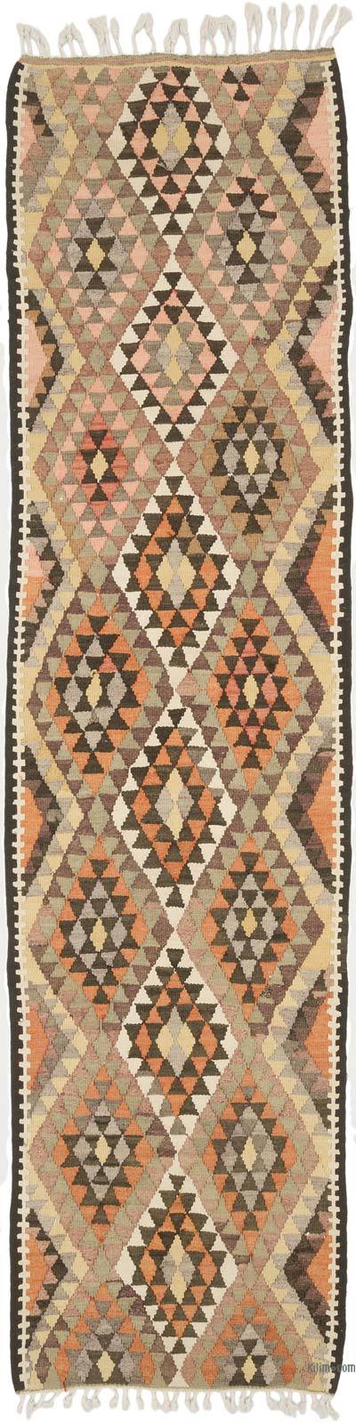 Vintage Anadolu Kilim Yolluk - 91 cm x 355 cm