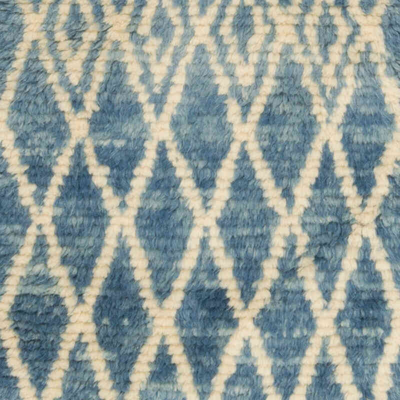 Nuevo Corredor Tulu Anudado a Mano de Estilo Marroquí - 88 cm x 275 cm - K0069750