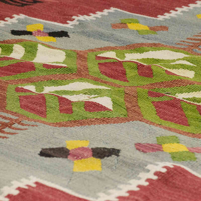 Vintage Oushak Kilim Rug - 5' 3" x 10' 1" (63" x 121") - K0069751