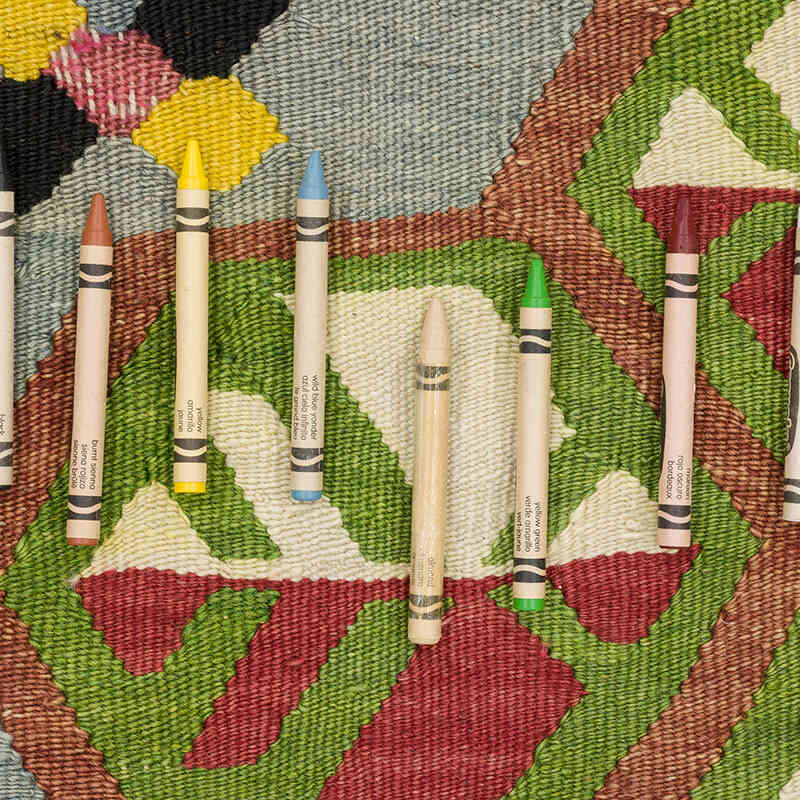 Vintage Oushak Kilim Rug - 5' 3" x 10' 1" (63" x 121") - K0069751