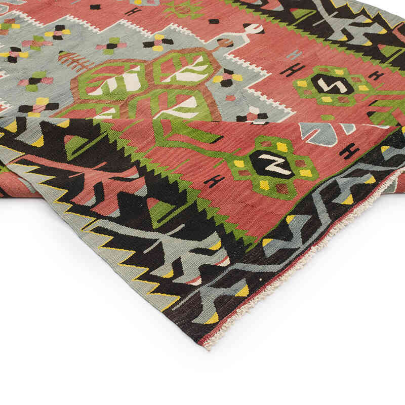 Vintage Oushak Kilim Rug - 5' 3" x 10' 1" (63" x 121") - K0069751