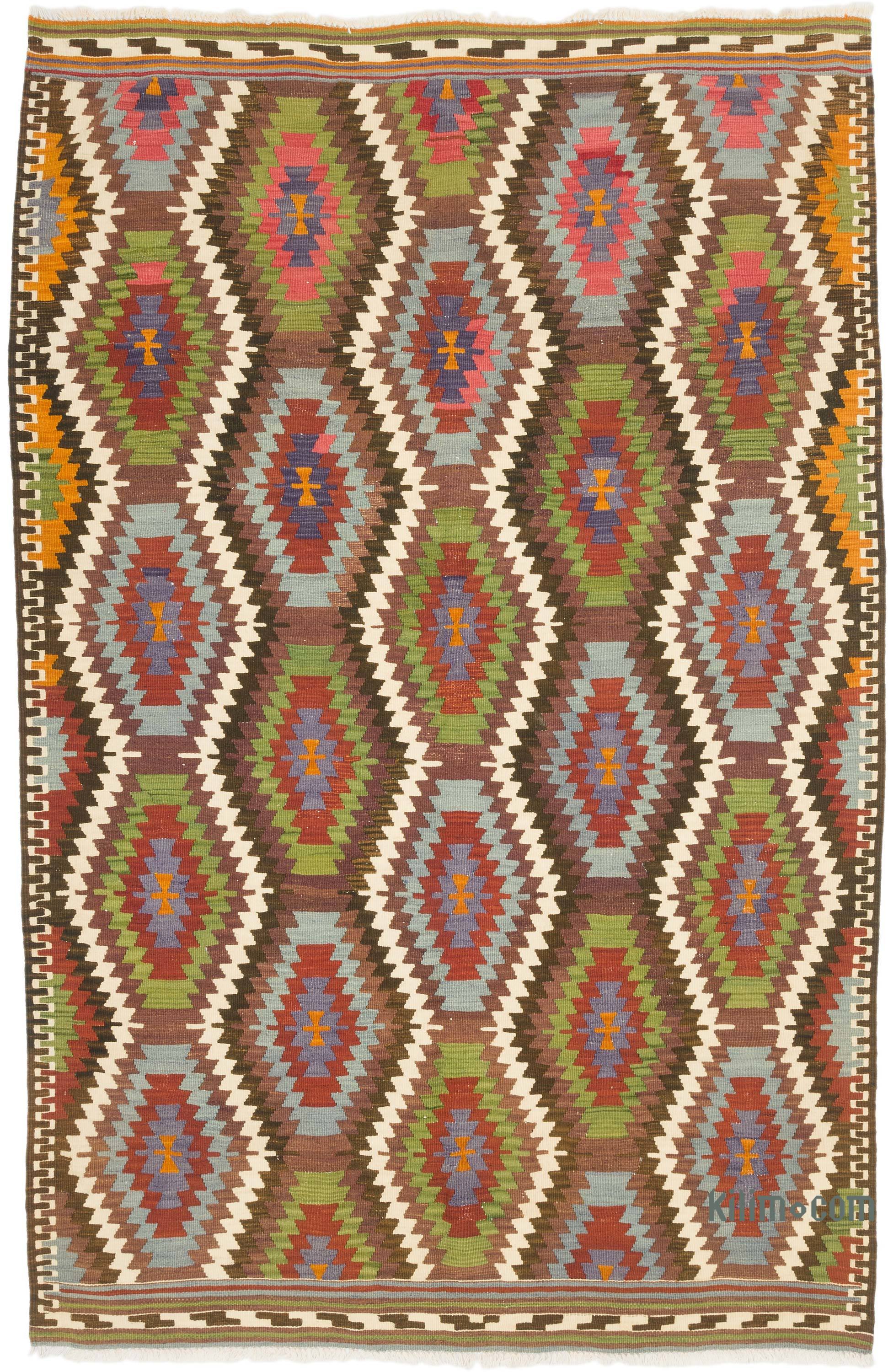 Tribal Trippy Round Rug main image 1