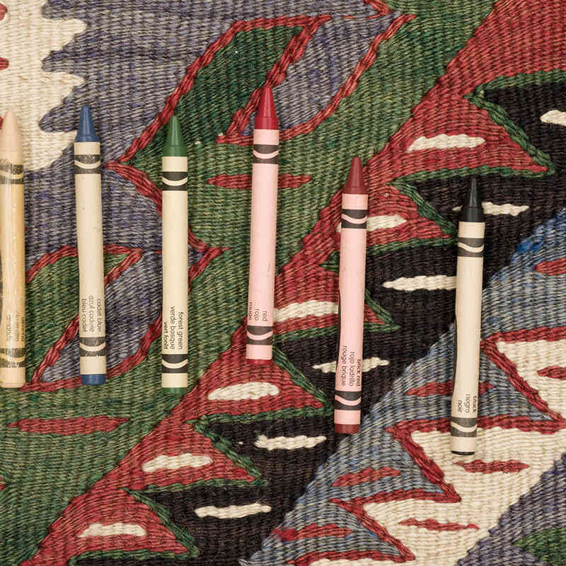 Vintage Oushak Kilim Rug - 5' 5" x 9' 7" (65" x 115") - K0069754