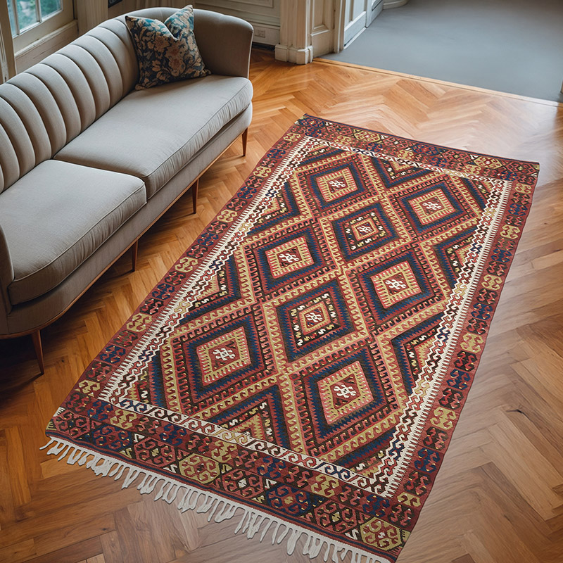 Alfombra Vintage Fethiye Kilim - 177 cm x 307 cm - K0069755