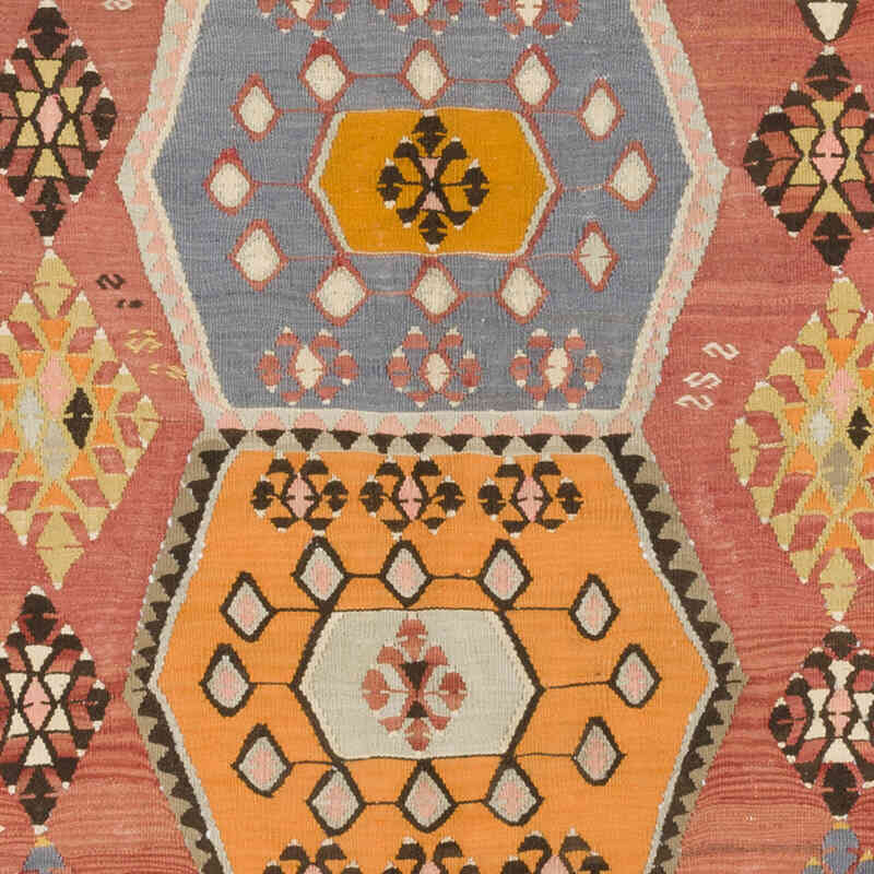 Vintage Kayseri Kilim Rug - 5' 2" x 11' 7" (62" x 139") - K0069767