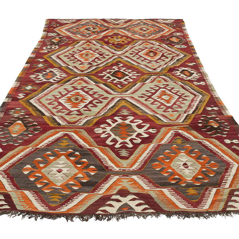 Vintage Mut Kilim Rug - 4' 7" x 8' 10" (55" x 106") - K0069772