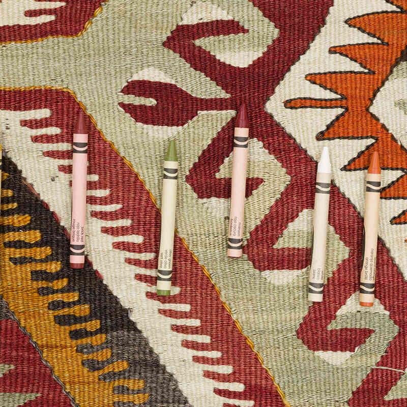 Vintage Mut Kilim Rug - 4' 7" x 8' 10" (55" x 106") - K0069772