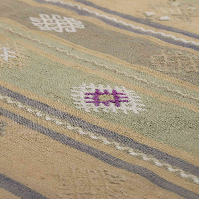 Vintage Turkish Kilim Rug - 6' 4" x 12' 8" (76" x 152") - K0069778