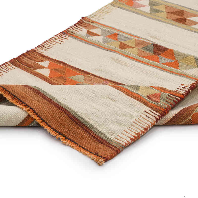 Vintage Anadolu Herki Kilim Yolluk - 86 cm x 306 cm - K0069780