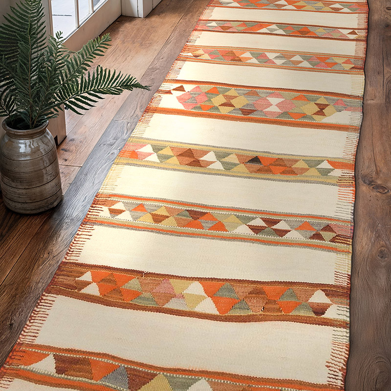 Vintage Anadolu Herki Kilim Yolluk - 86 cm x 306 cm - K0069780