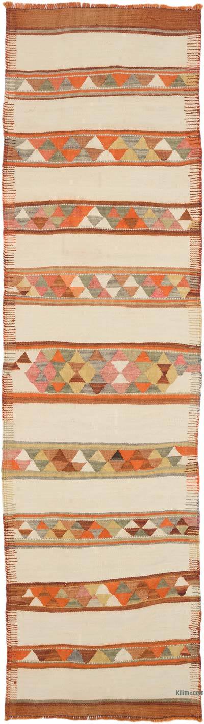 Kilim Vintage Herki de Pasillo - 86 cm x 306 cm