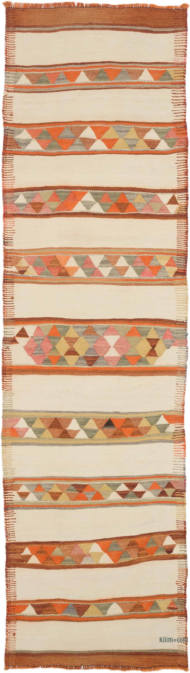 Vintage Anadolu Herki Kilim Yolluk - 86 cm x 306 cm - K0069780