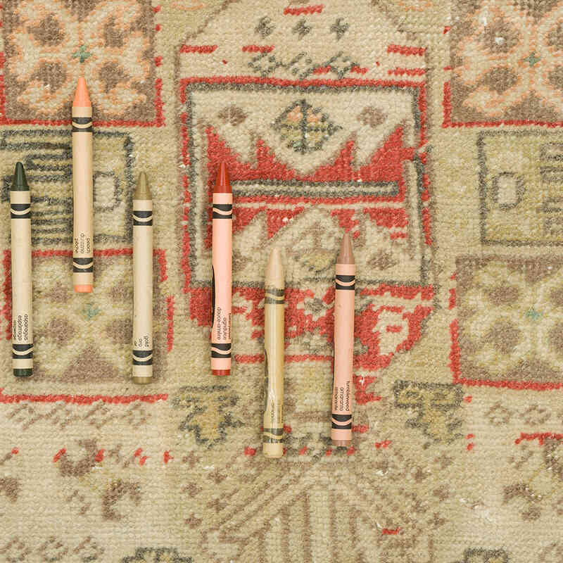 Alfombra Turca Vintage De Pasillo - 85 cm x 244 cm - K0069786