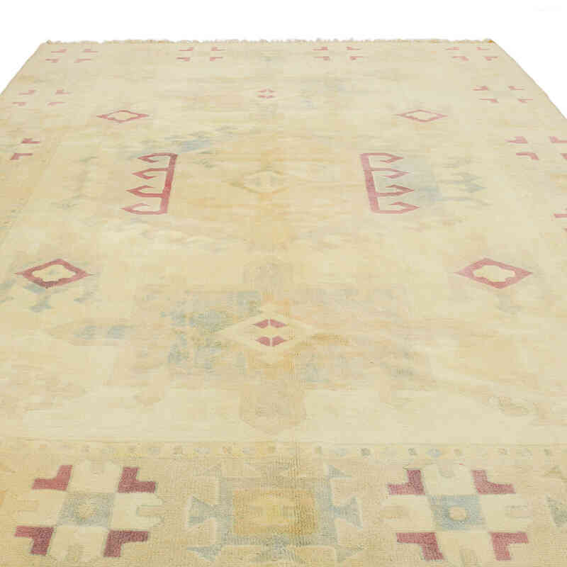 Vintage Turkish Hand-Knotted Rug - 7' 2" x 10' 4" (86" x 124") - K0069787