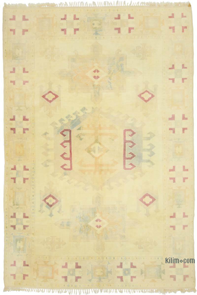 Vintage Turkish Hand-Knotted Rug - 7' 2" x 10' 4" (86" x 124") - K0069787