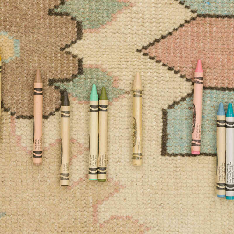 Vintage Turkish Hand-Knotted Rug - 5' 4" x 7' 7" (64" x 91") - K0069791
