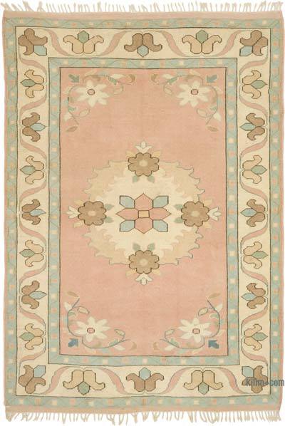 Vintage Turkish Hand-Knotted Rug - 5' 4" x 7' 7" (64" x 91")