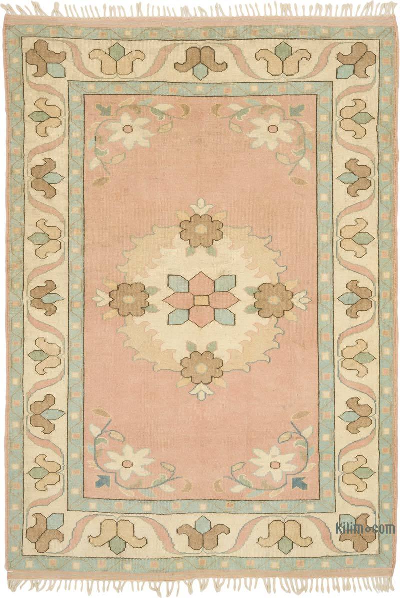 Vintage Turkish Hand-Knotted Rug - 5' 4" x 7' 7" (64" x 91") - K0069791