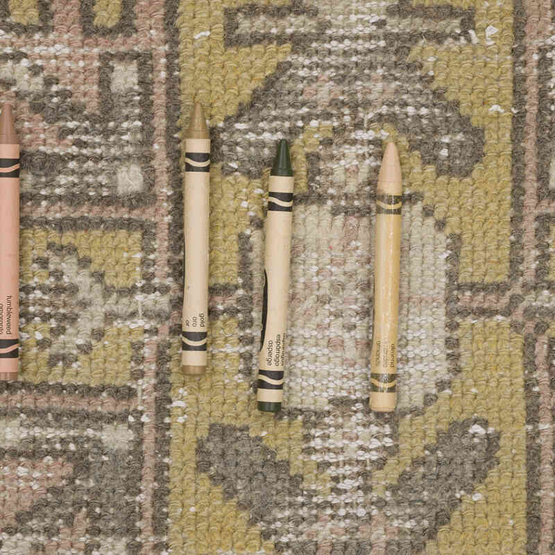 Alfombra Vintage Turca Anudada a Mano - 117 cm x 196 cm - K0069794