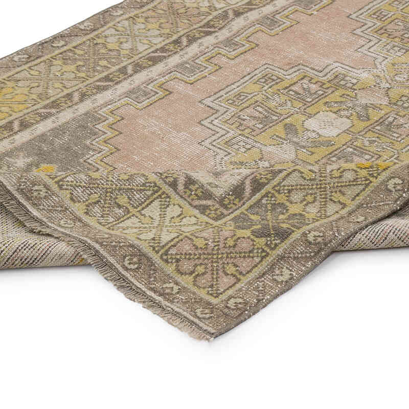 Alfombra Vintage Turca Anudada a Mano - 117 cm x 196 cm - K0069794