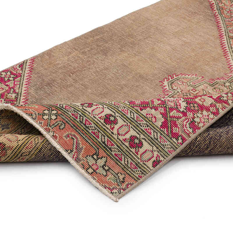 Vintage Turkish Hand-Knotted Runner - 3' 3" x 10' 7" (39" x 127") - K0069796