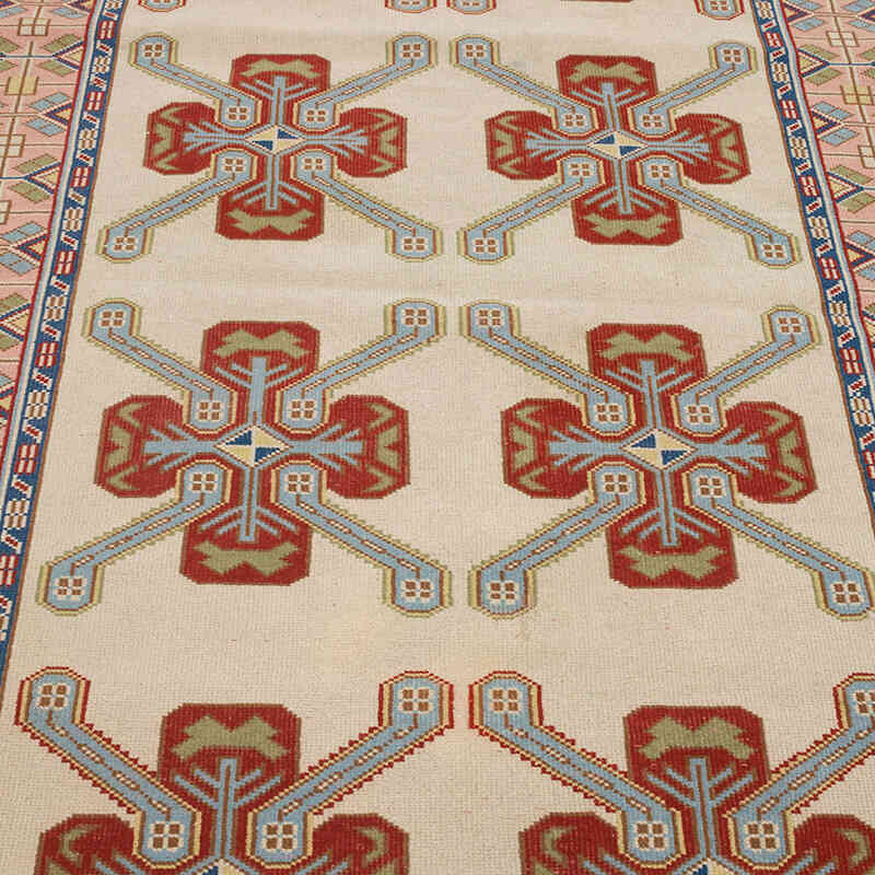 El Dokuma Vintage Halı - 136 cm x 174 cm - K0069799