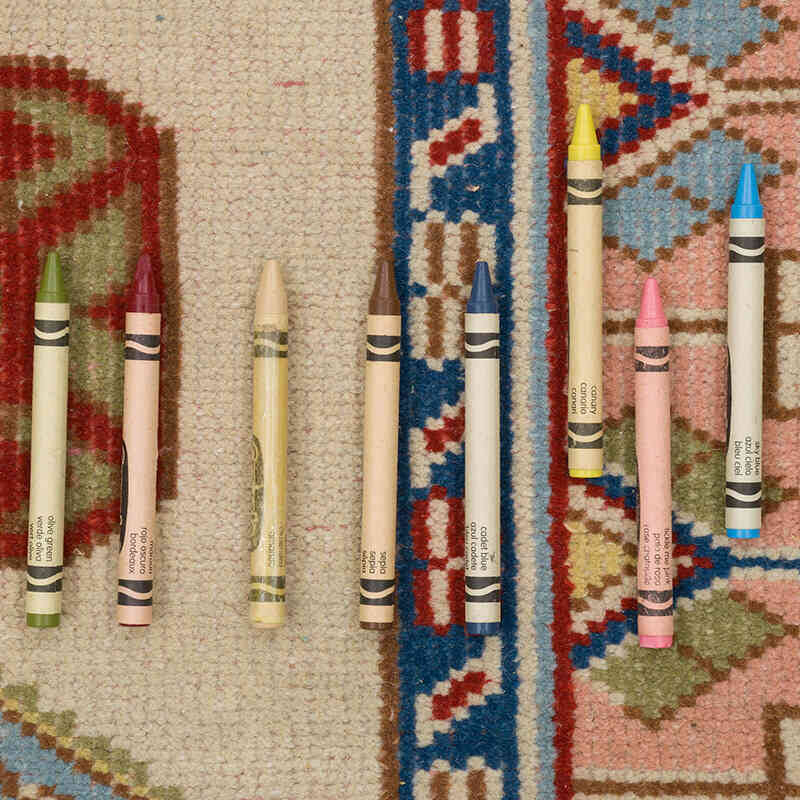 El Dokuma Vintage Halı - 136 cm x 174 cm - K0069799