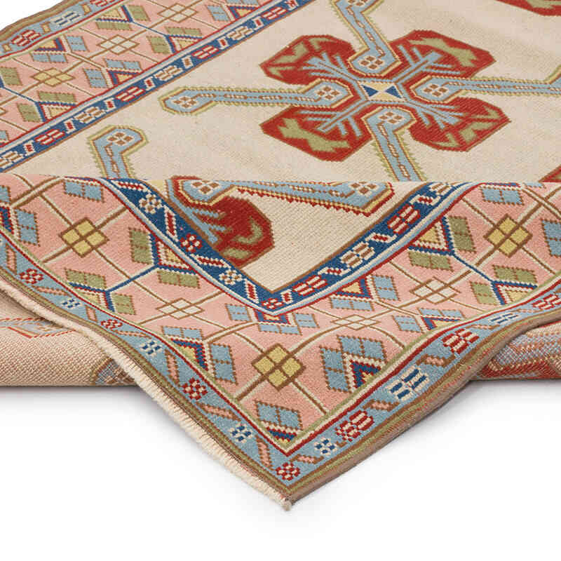 El Dokuma Vintage Halı - 136 cm x 174 cm - K0069799
