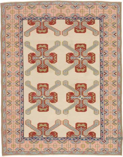 El Dokuma Vintage Halı - 136 cm x 174 cm