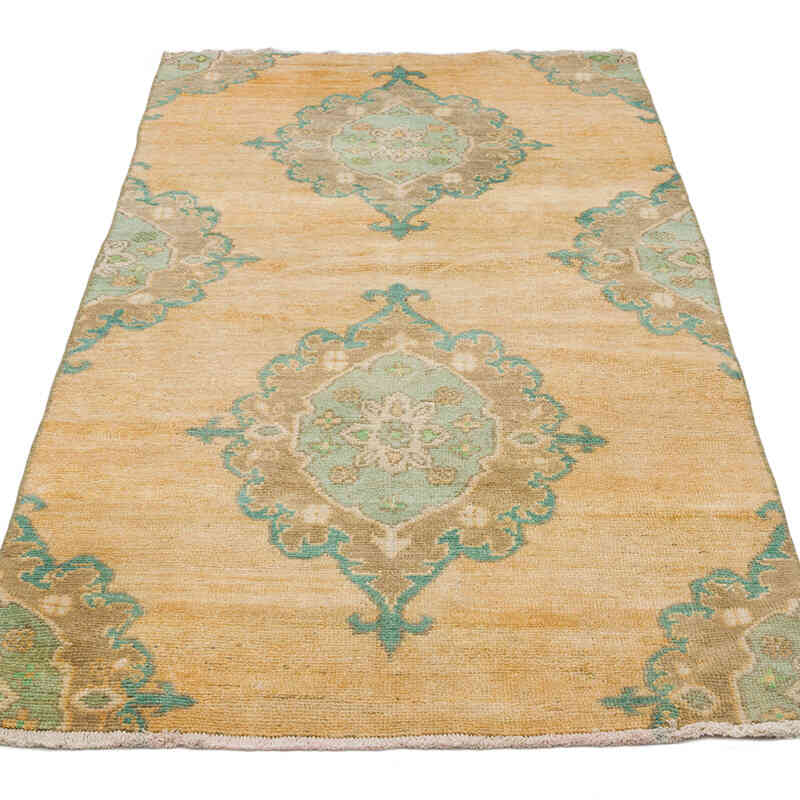 Vintage Turkish Hand-Knotted Rug - 2' 9" x 5' 9" (33" x 69") - K0069806