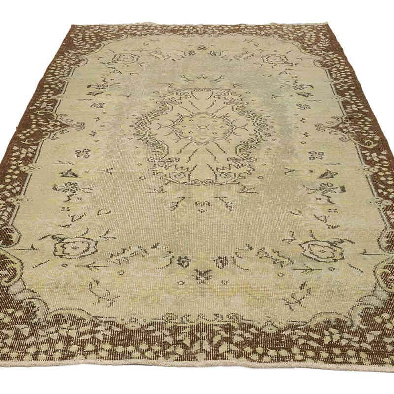 El Dokuma Vintage Halı - 122 cm x 215 cm - K0069815